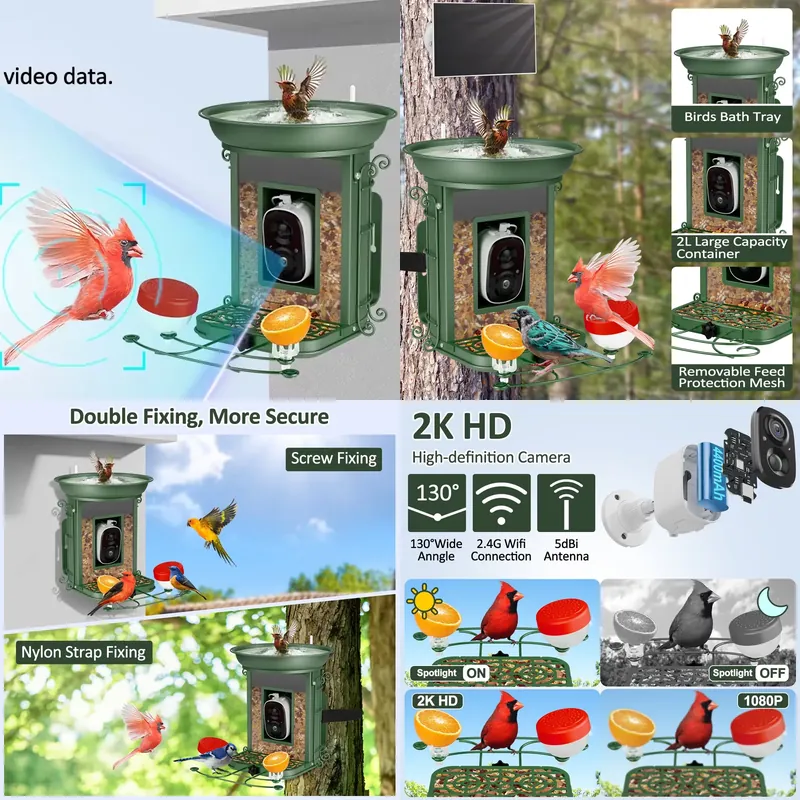 Power Tools Ai - Comedero inteligente para pájaros con energía