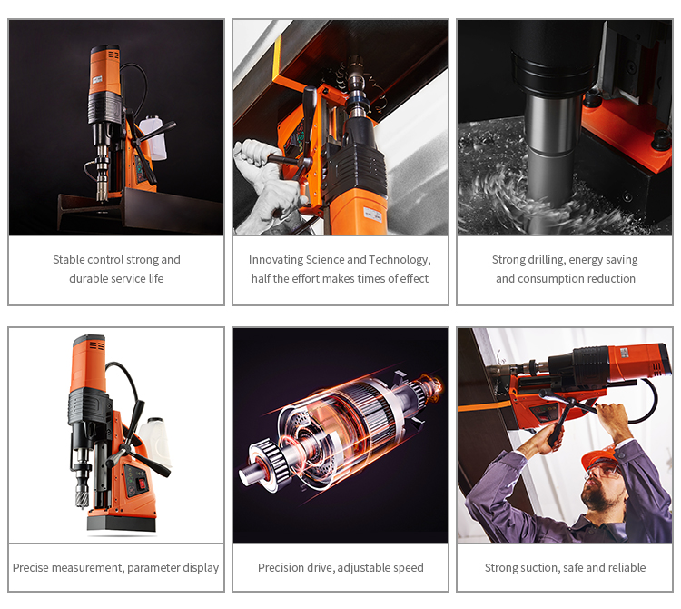 Power Tools Used In Construction - Taladro con Base Magnética 220V, Cortador