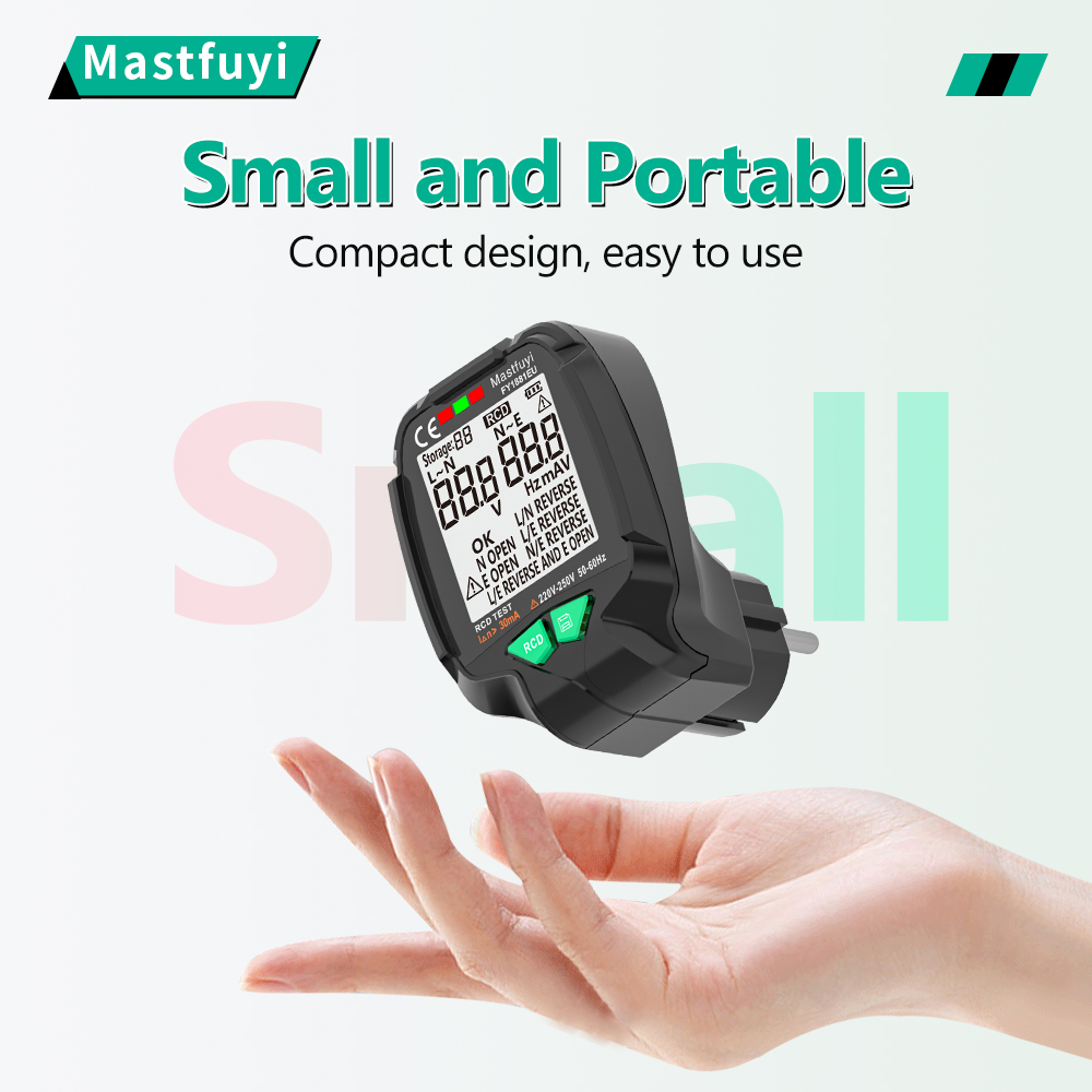 Power Tools Uk Review - MASTFUYI-probador de enchufe FY1881, prueba de