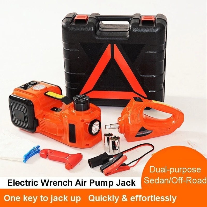 Power Tools Jack - Gato Hidráulico Eléctrico de 12V para