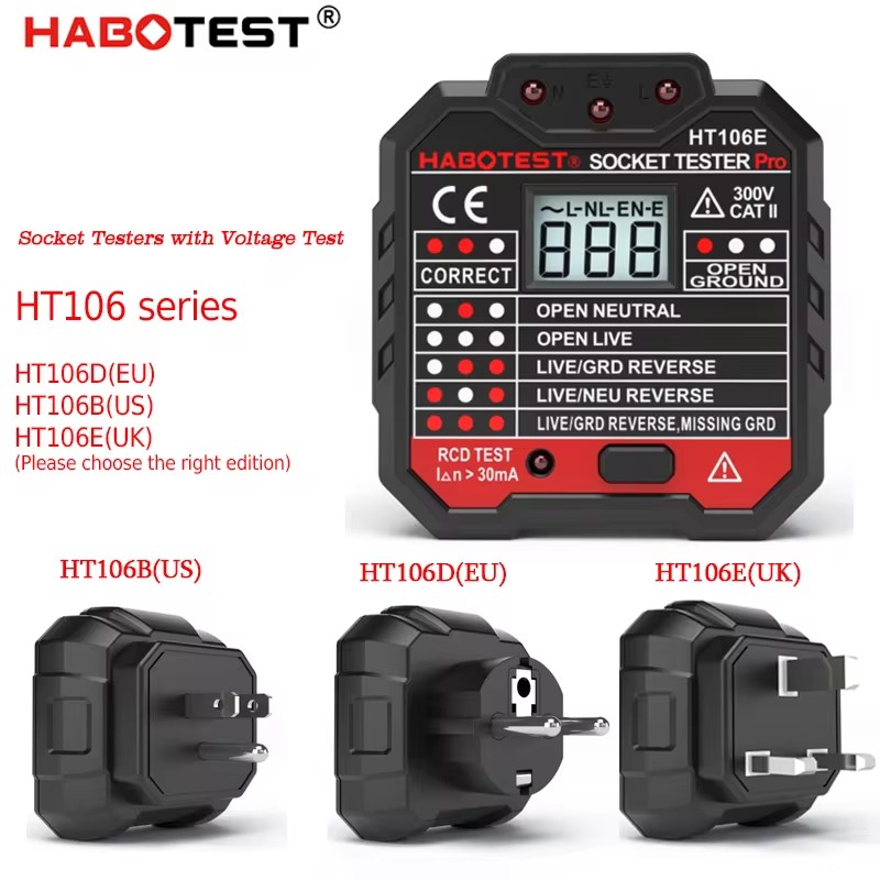 Probador de enchufe Digital HT - Power Tools Uk Review reseña y precio