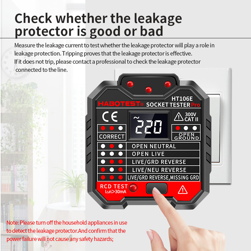 Probador de enchufe Digital HT - Power Tools Uk Review reseña y precio