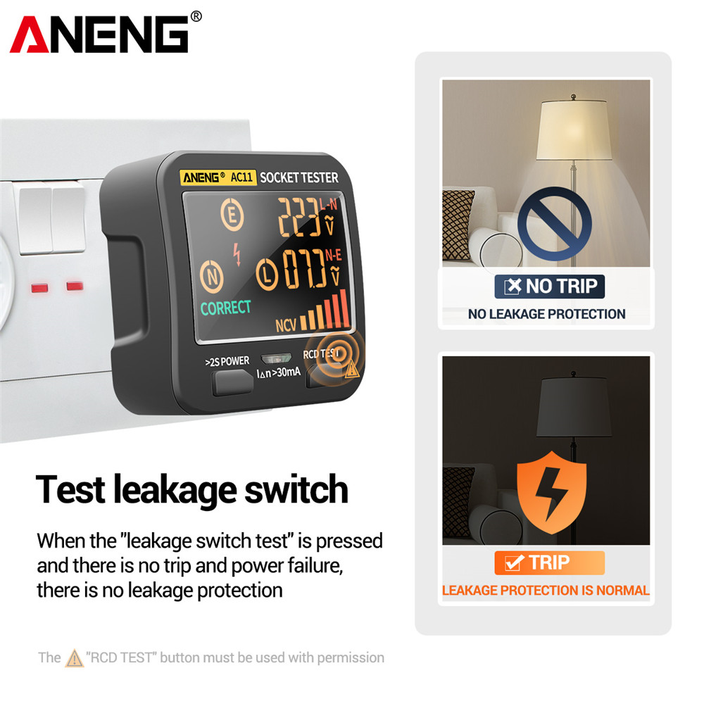 ANENG-Detector de enchufe AC10 - Power Tools Uk Review reseña y precio
