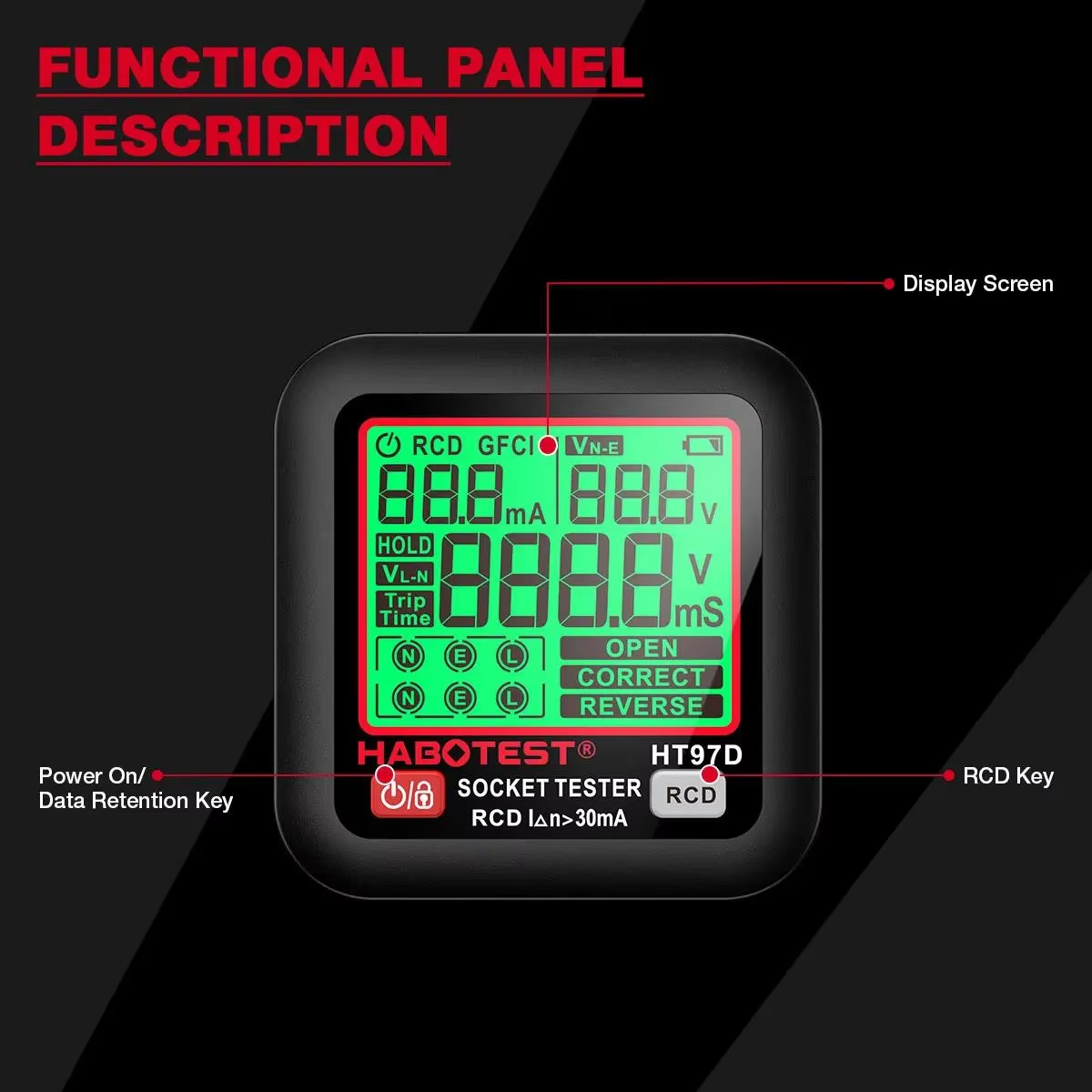 HABOTEST HT97 probador de ench - Power Tools Uk Review reseña y precio