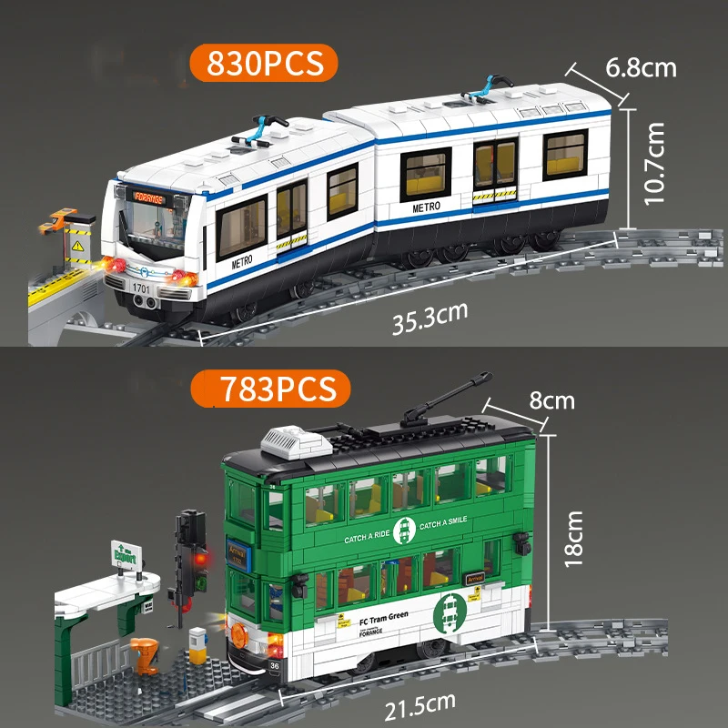 Tren de Metro eléctrico, coche - Power Tools Lego reseña y precio
