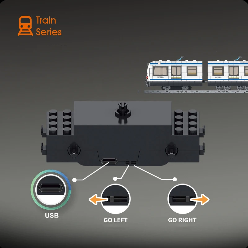 Tren de Metro eléctrico, coche - Power Tools Lego reseña y precio