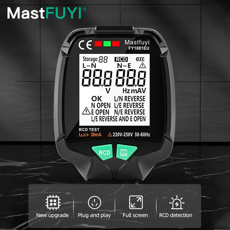 MASTFUYI-probador de enchufe F - Power Tools Uk Review reseña y precio