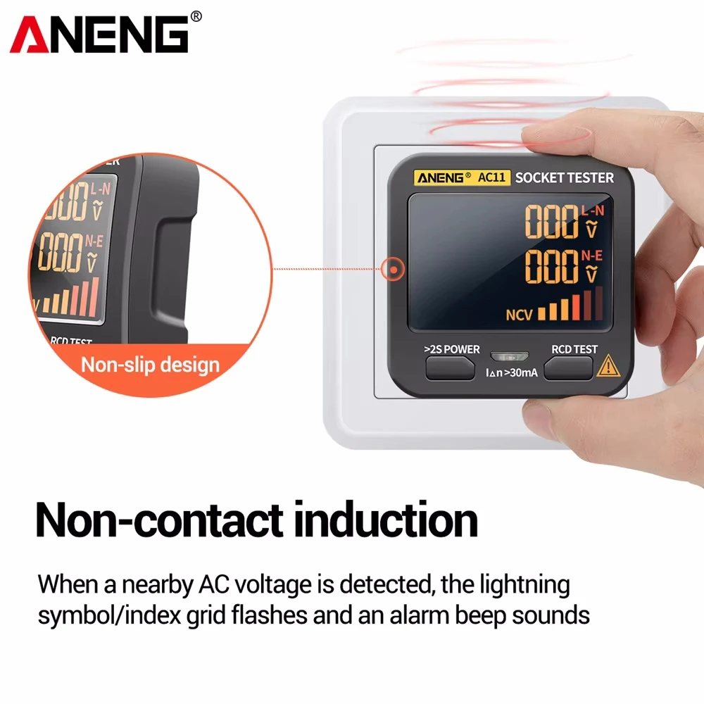 ANENG AC11 probador de enchufe - Power Tools Uk Review reseña y precio