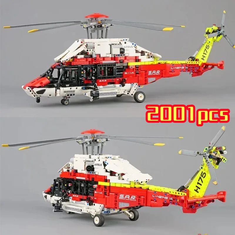 2001 Uds. Helicóptero de resca - Power Tools Lego reseña y precio