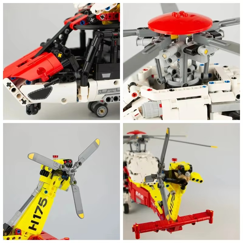 2001 Uds. Helicóptero de resca - Power Tools Lego reseña y precio