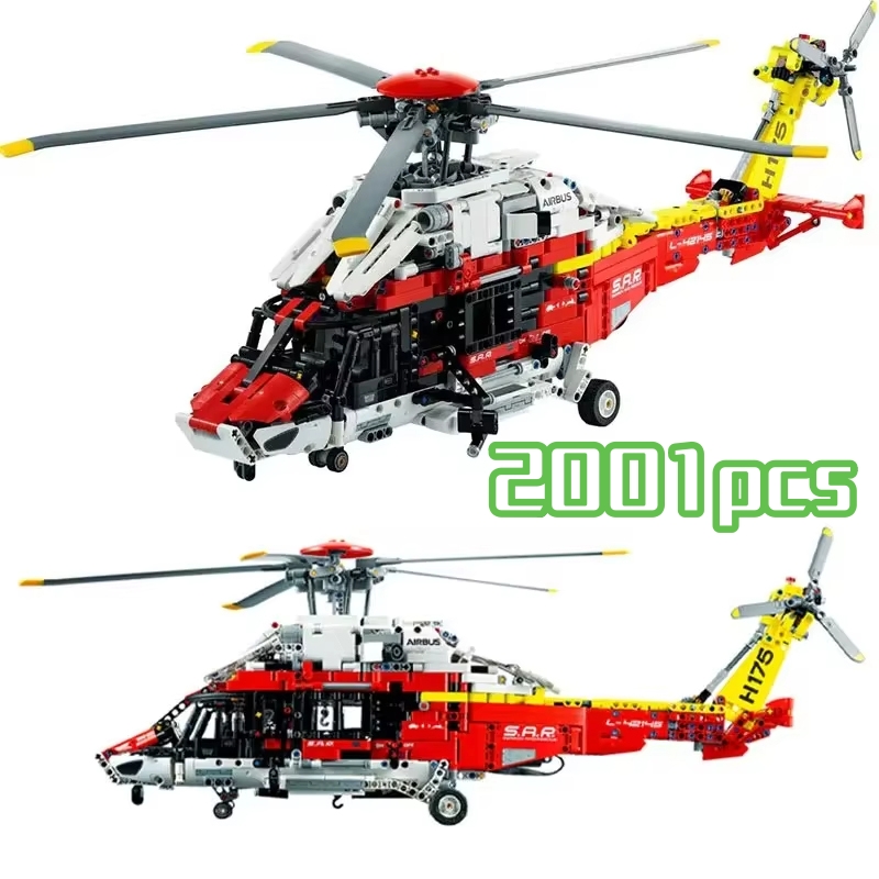 2001 Uds. Helicóptero de resca - Power Tools Lego reseña y precio