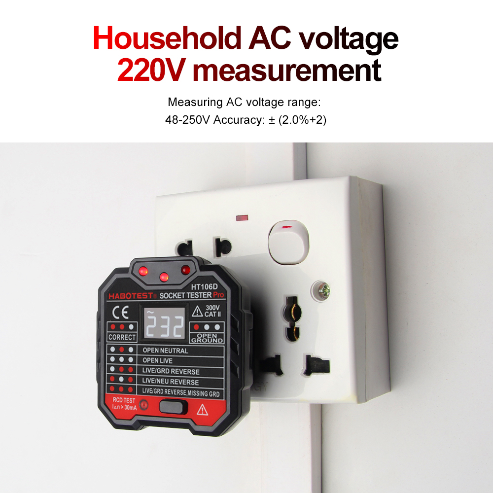 HABOTEST HT106 Probador Digita - Power Tools Uk Review reseña y precio