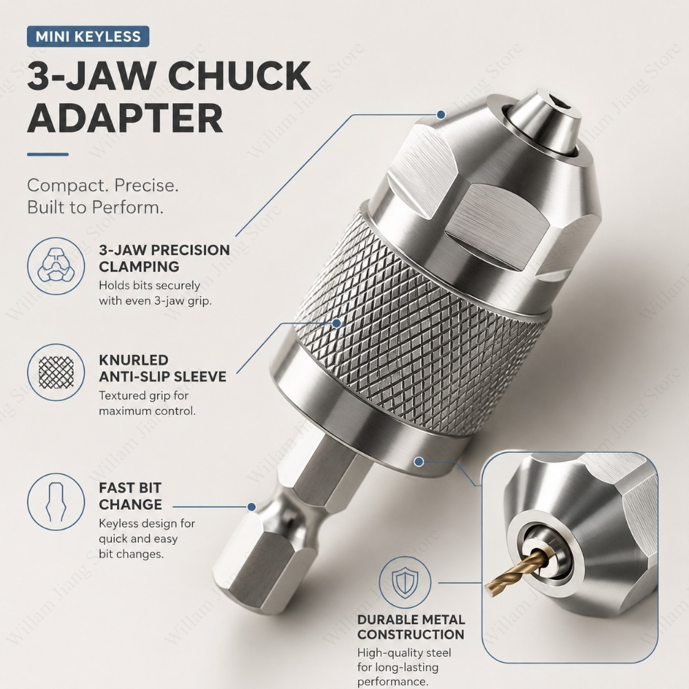 Adaptador de Mandril de 3 Mord - Power Tools Sheets reseña y precio