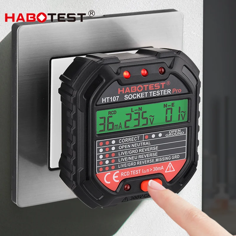 Probador de Enchufes Digital H - Power Tools Uk Review reseña y precio
